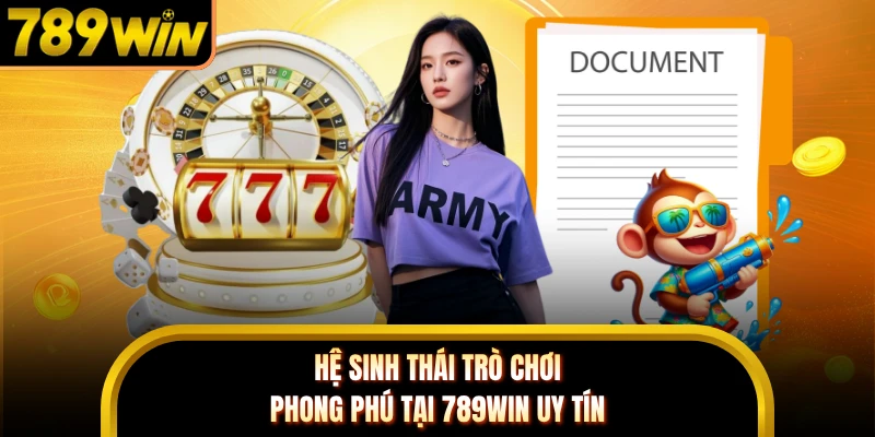 Hệ sinh thái trò chơi phong phú tại 789WIN uy tín